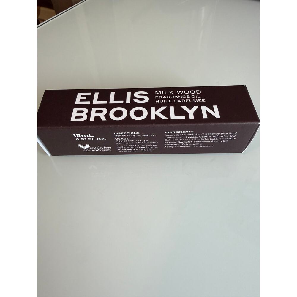 Ellis Brooklyn Milk Wood Rollerball NIB 15ml Woody Musk Oil - Picture 5 of 7